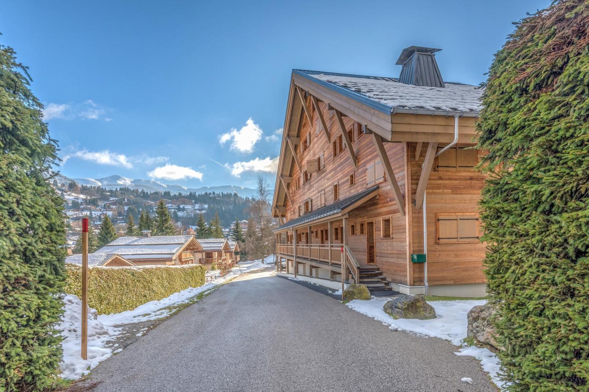 Arboreve - Station De Ski A Pied Vue Montagne Megève Exteriér fotografie
